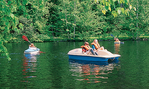 Paddleboats Fishing Lost River Campground
